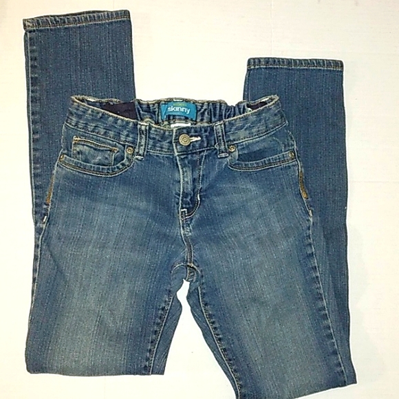 ☆GUC☆Girls OLD NAVY Light Wash~Skinny Straight~Stretchy Denim Jeans☆12Girl/Teen☆ - Picture 8 of 14